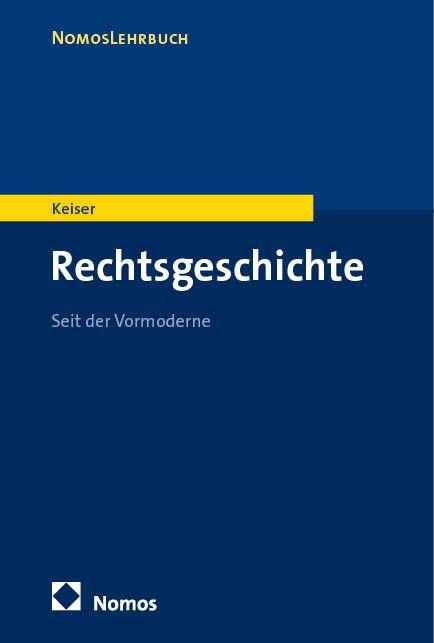 Vorderes Coverbild Rechtsgeschichte