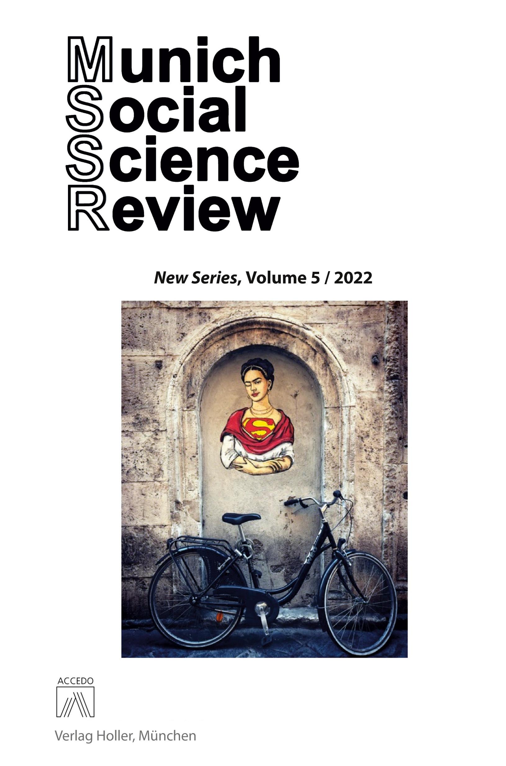Vorderes Coverbild Munich Social Science Review (MSSR), Volume 5