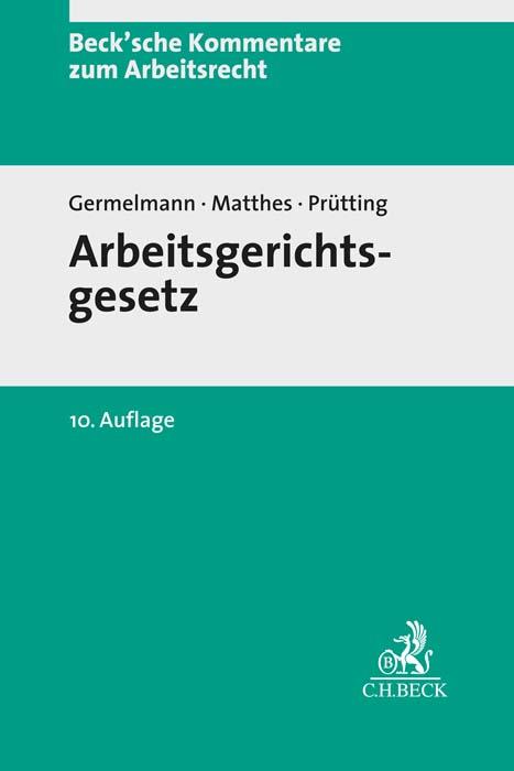 Vorderes Coverbild Arbeitsgerichtsgesetz