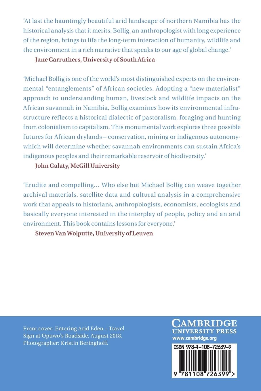 Rückseitencover Shaping the African Savannah