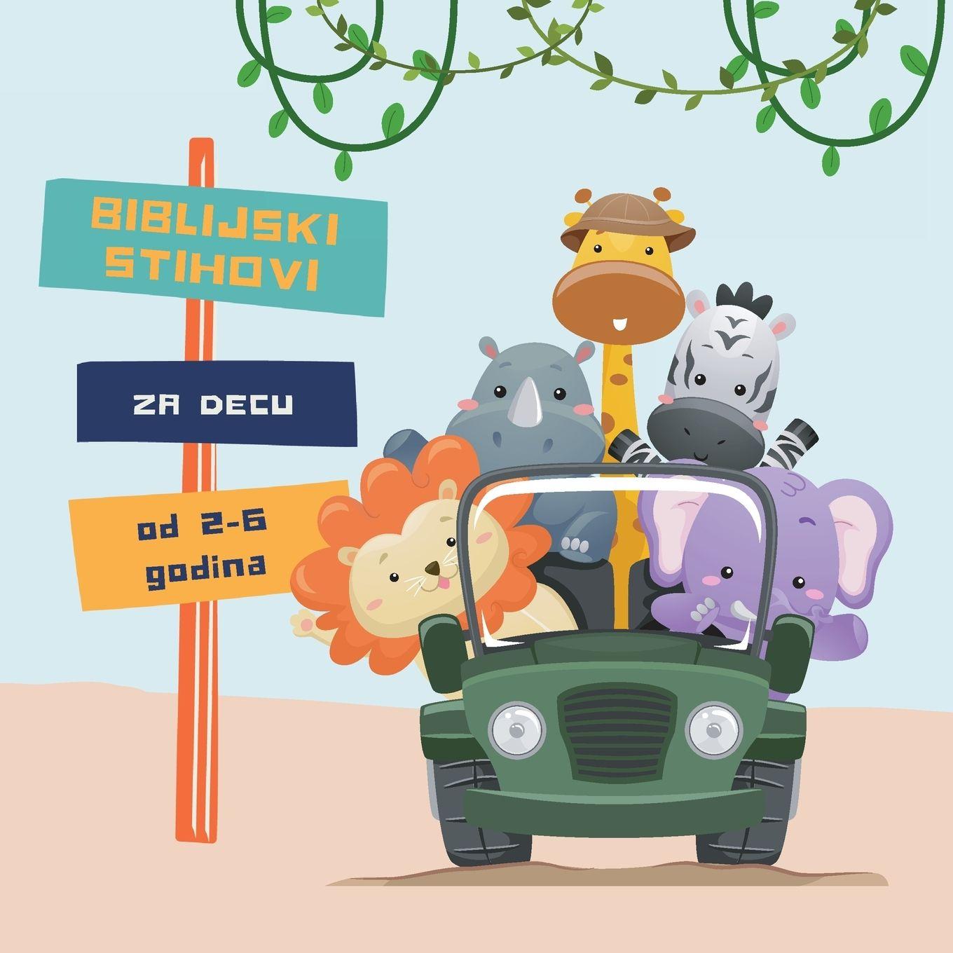 Vorderes Coverbild Biblijski Stihovi za Decu od 2-6 Godina