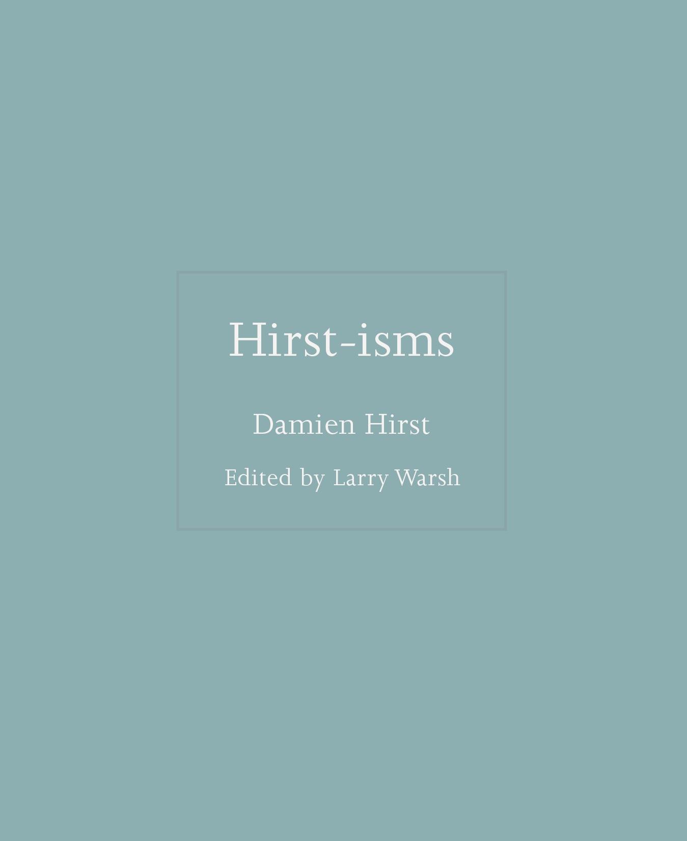 Vorderes Coverbild Hirst-Isms