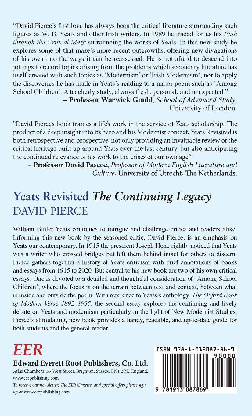 Rückseitencover Yeats Revisited