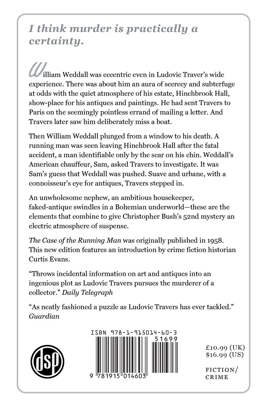Rückseitencover The Case of the Running Man