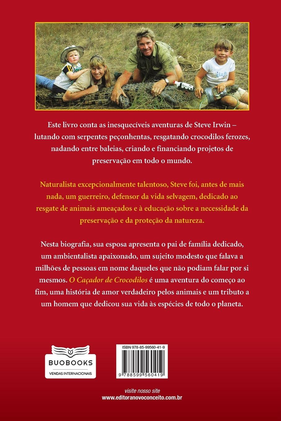 Rückseitencover O Caçador de Crocodilos