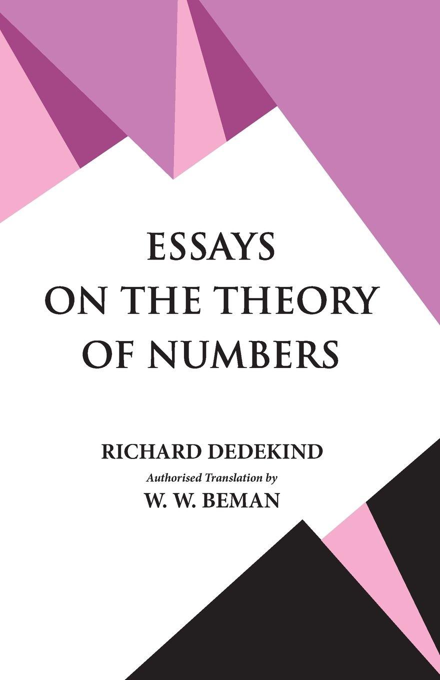 Vorderes Coverbild Essays on the Theory of Numbers