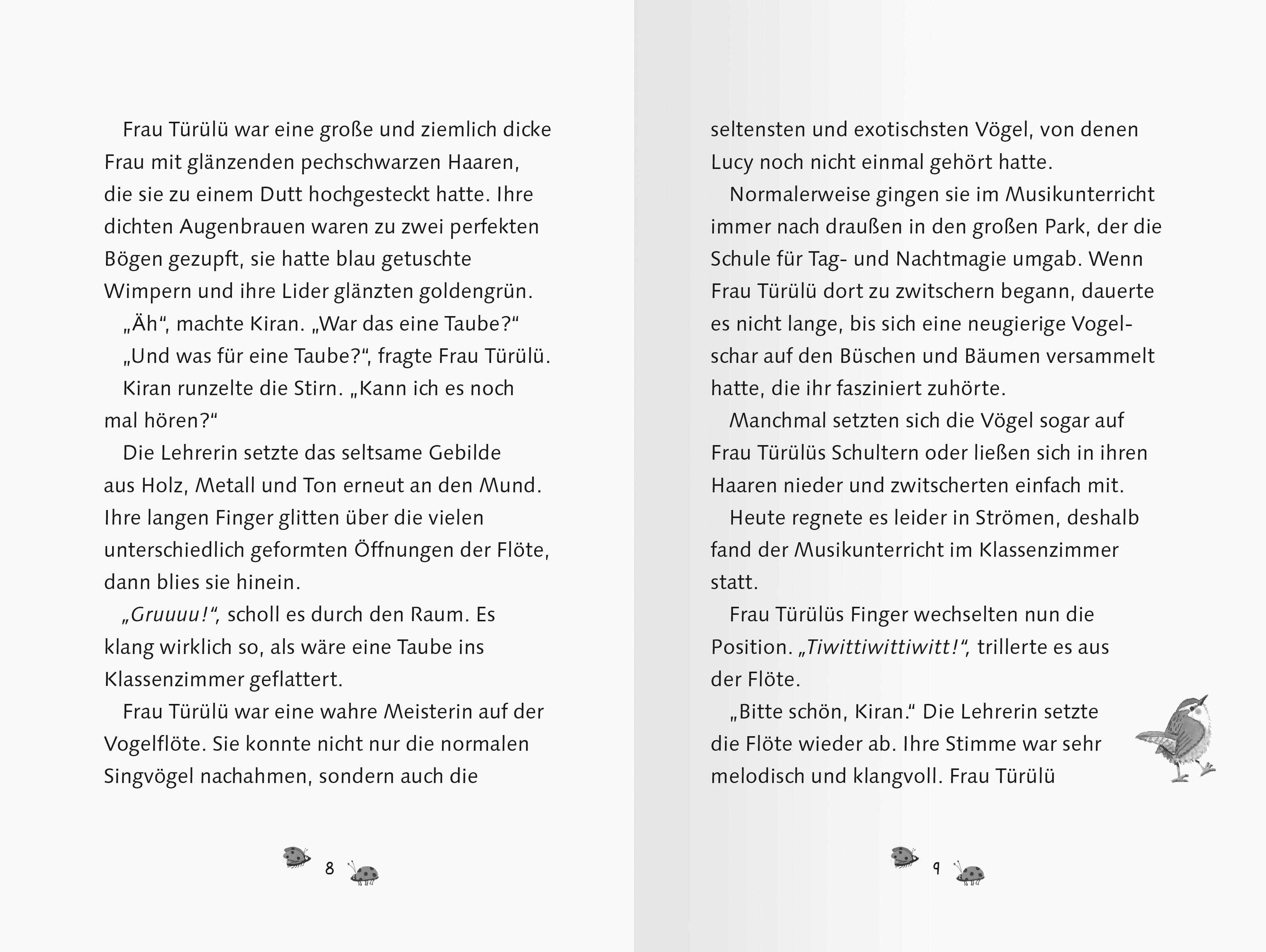 Beispielinhalt (Bild) Die Schule für Tag- und Nachtmagie, Band 4: Der geheime Rettungszauber