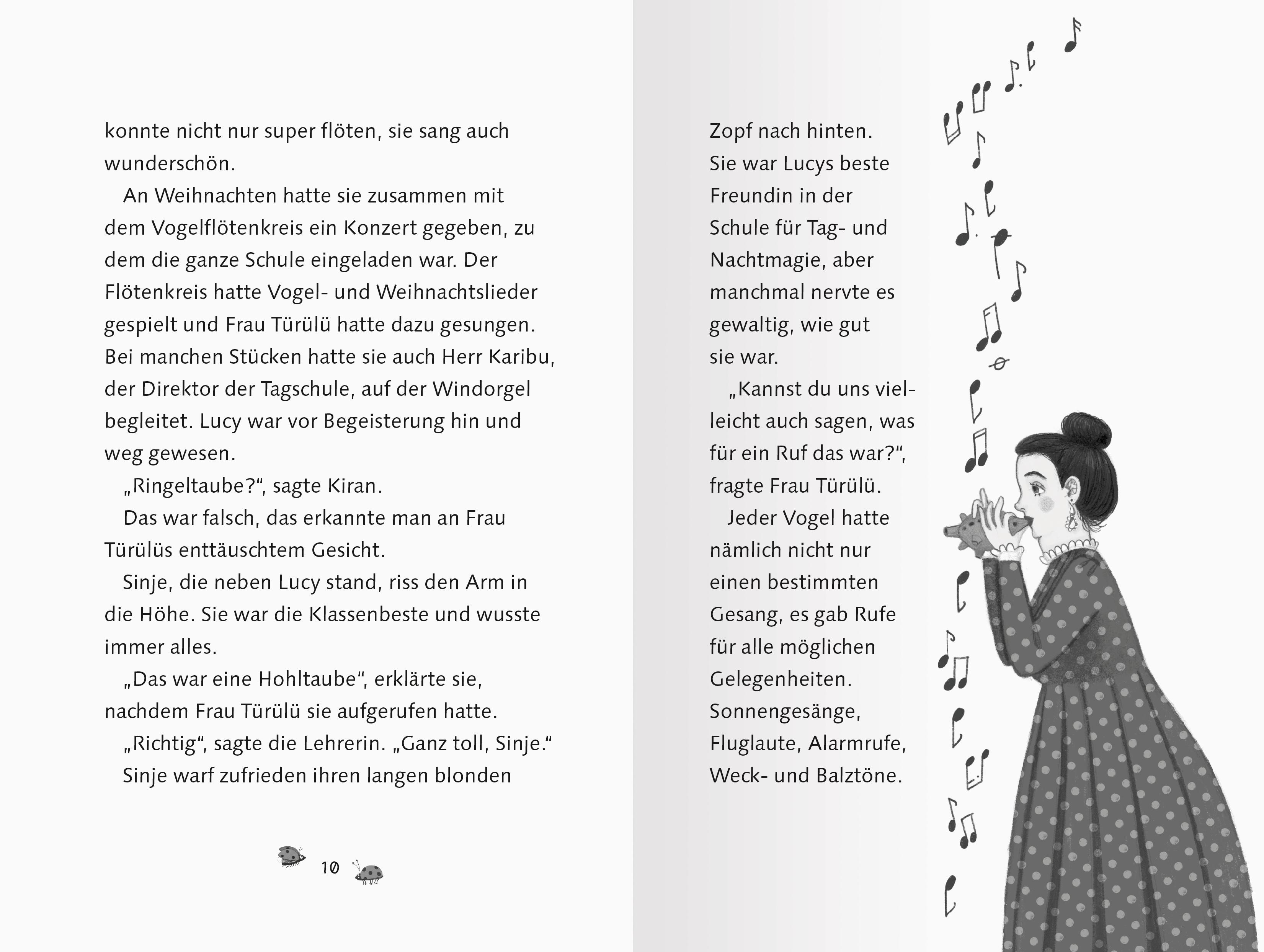 Beispielinhalt (Bild) Die Schule für Tag- und Nachtmagie, Band 4: Der geheime Rettungszauber