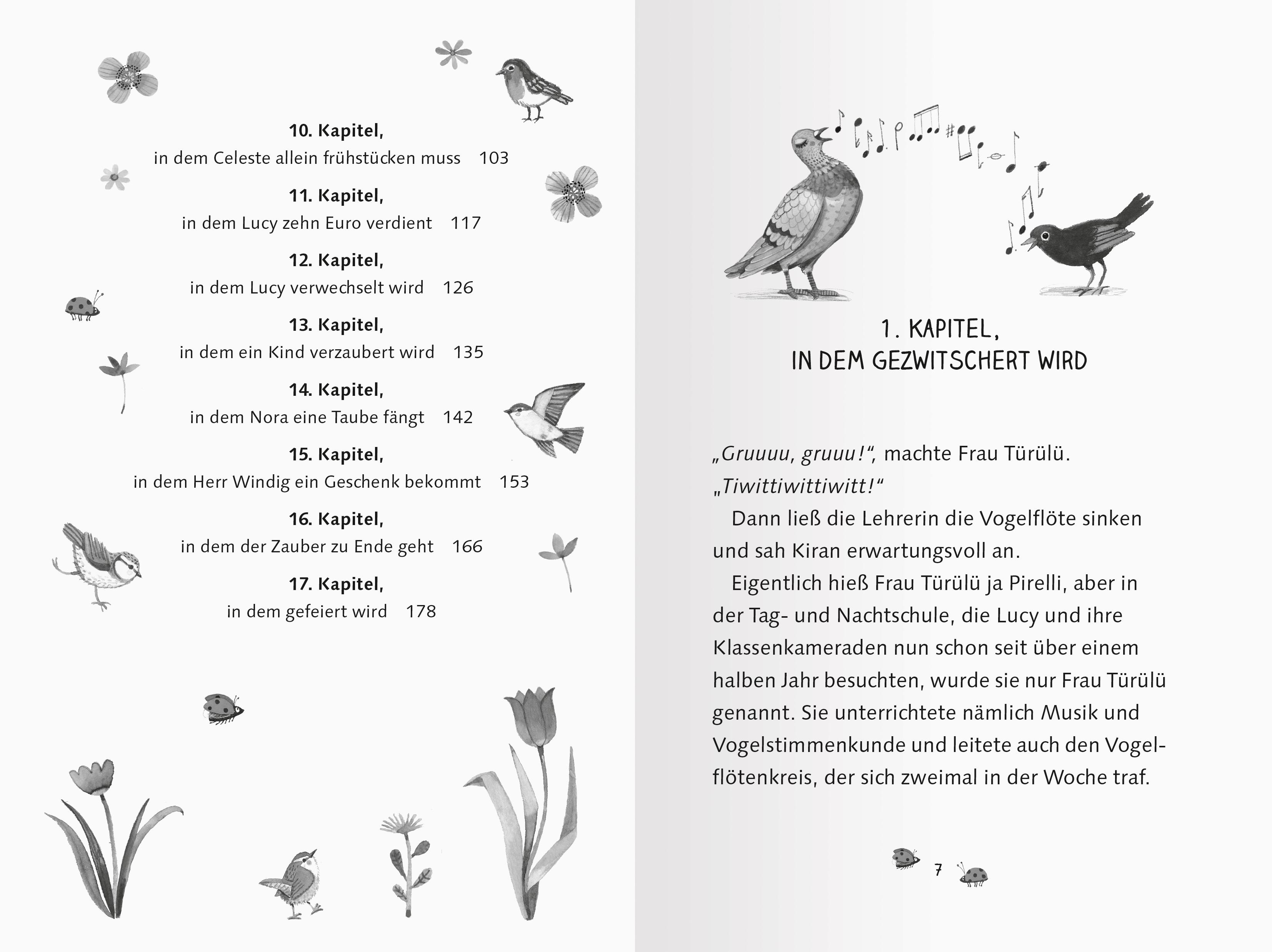 Beispielinhalt (Bild) Die Schule für Tag- und Nachtmagie, Band 4: Der geheime Rettungszauber