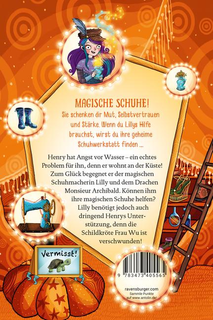 Beispielinhalt (Bild) Lillys magische Schuhe, Band 6: Die verschwundene Schildkröte (zauberhafte Reihe über Mut und Selbstvertrauen für Kinder ab 8 Jahren)