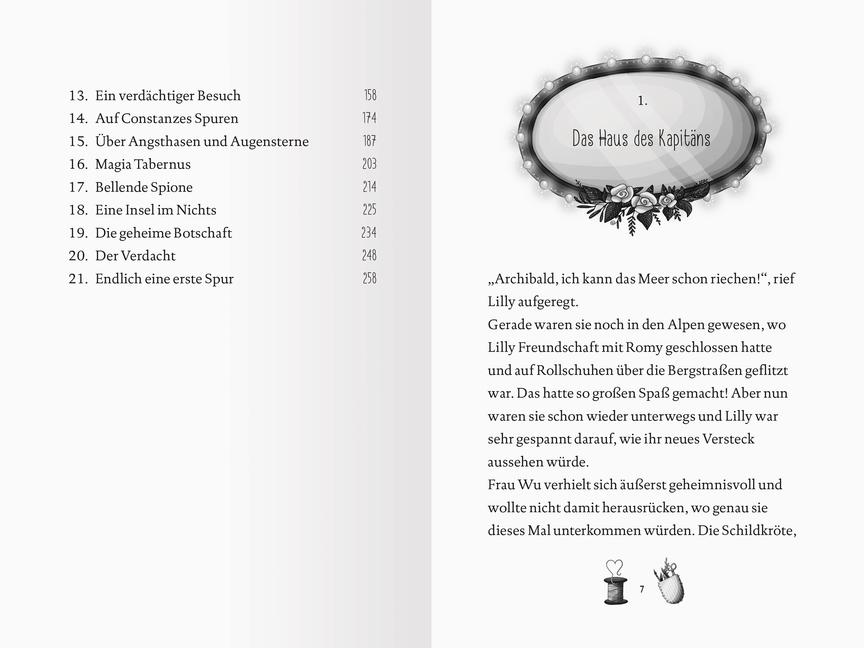 Beispielinhalt (Bild) Lillys magische Schuhe, Band 6: Die verschwundene Schildkröte (zauberhafte Reihe über Mut und Selbstvertrauen für Kinder ab 8 Jahren)