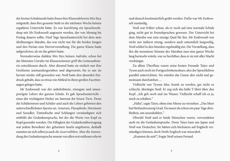 Beispielinhalt (Bild) Internat der bösen Tiere, Band 6: Die Entscheidung (Bestseller-Tier-Fantasy ab 10 Jahre)