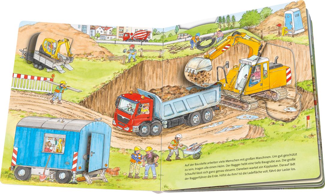Beispielinhalt (Bild) Aufladen - Abfahren: Auf der Baustelle