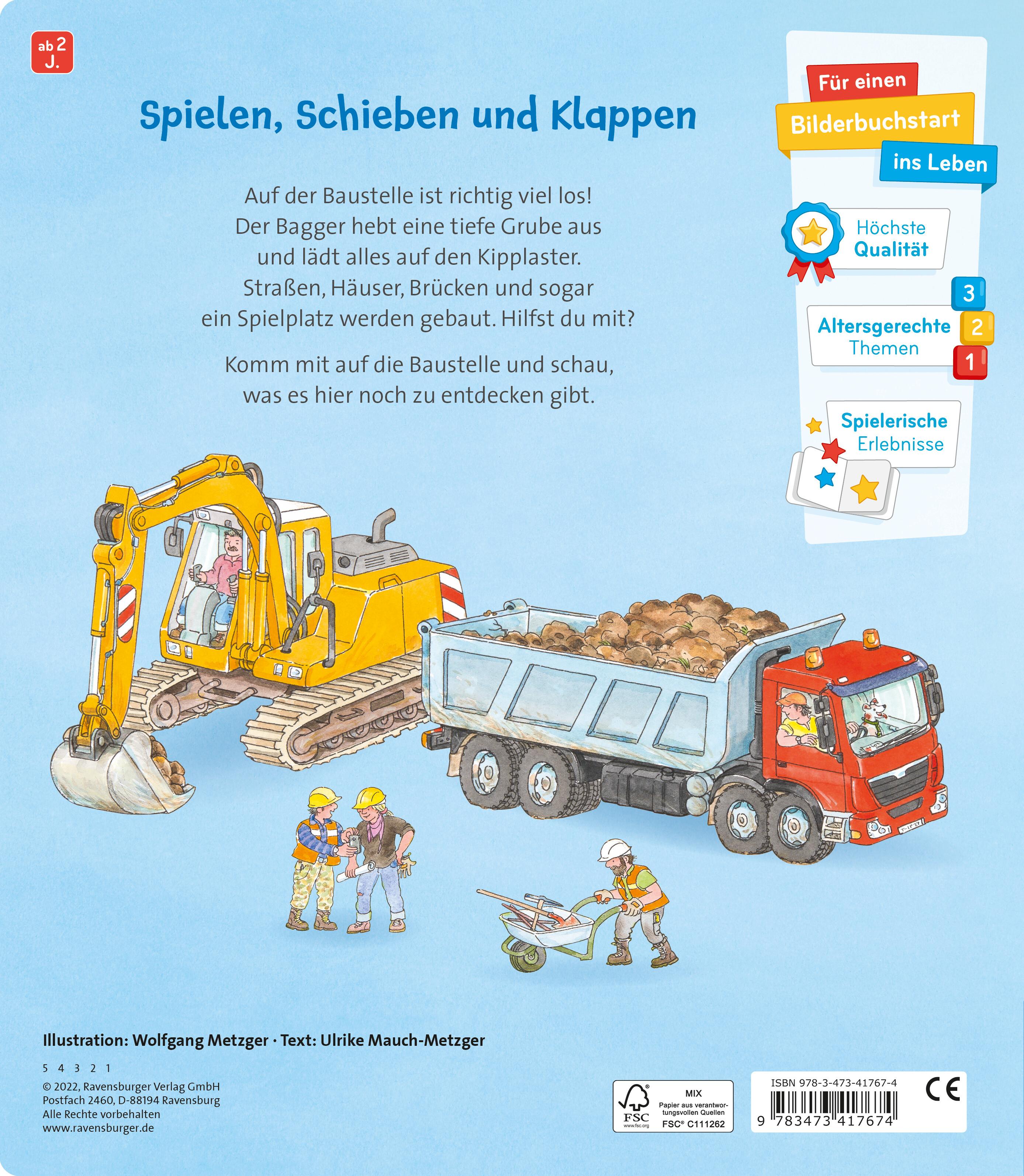 Rückseitencover Aufladen - Abfahren: Auf der Baustelle