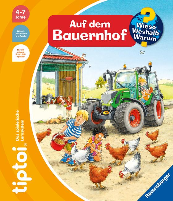 Vorderes Coverbild tiptoi® Wieso? Weshalb? Warum? Auf dem Bauernhof
