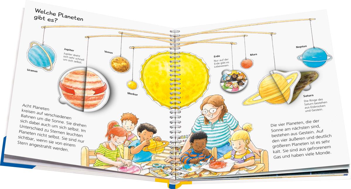 Beispielinhalt (Bild) Wieso? Weshalb? Warum? junior, Band 72: Sonne, Mond und Sterne