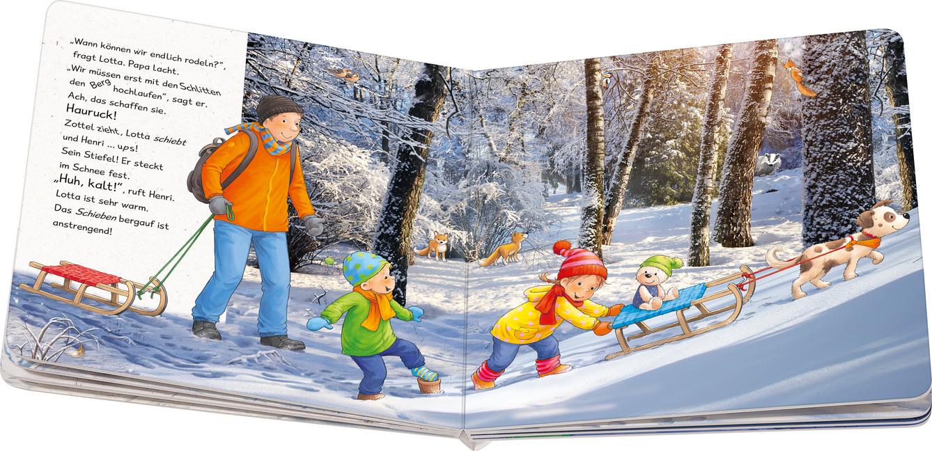 Beispielinhalt (Bild) Lotta entdeckt die Welt: Im Winter