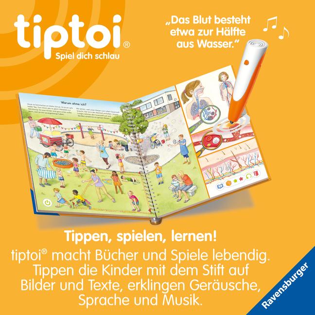 Beispielinhalt (Bild) tiptoi® Wieso? Weshalb? Warum? Alles über den Körper
