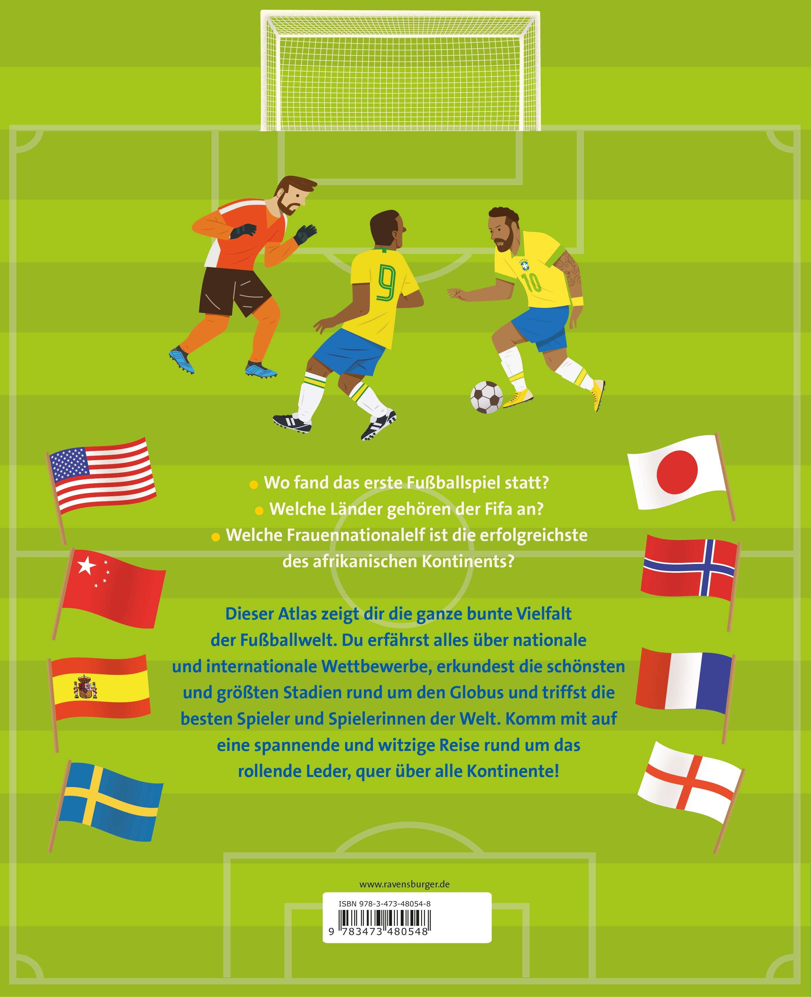 Rückseitencover Ravensburger Fußballatlas