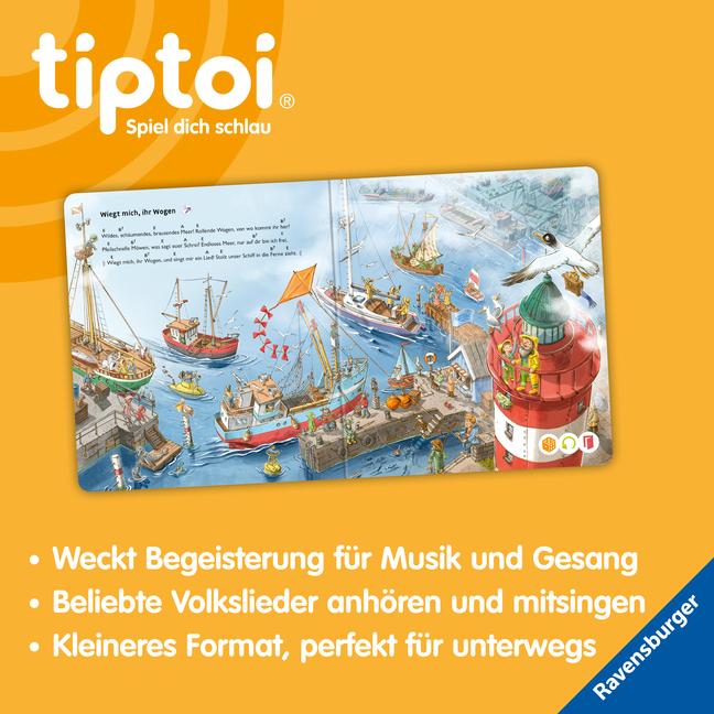 Beispielinhalt (Bild) tiptoi® Meine schönsten Lieder für unterwegs