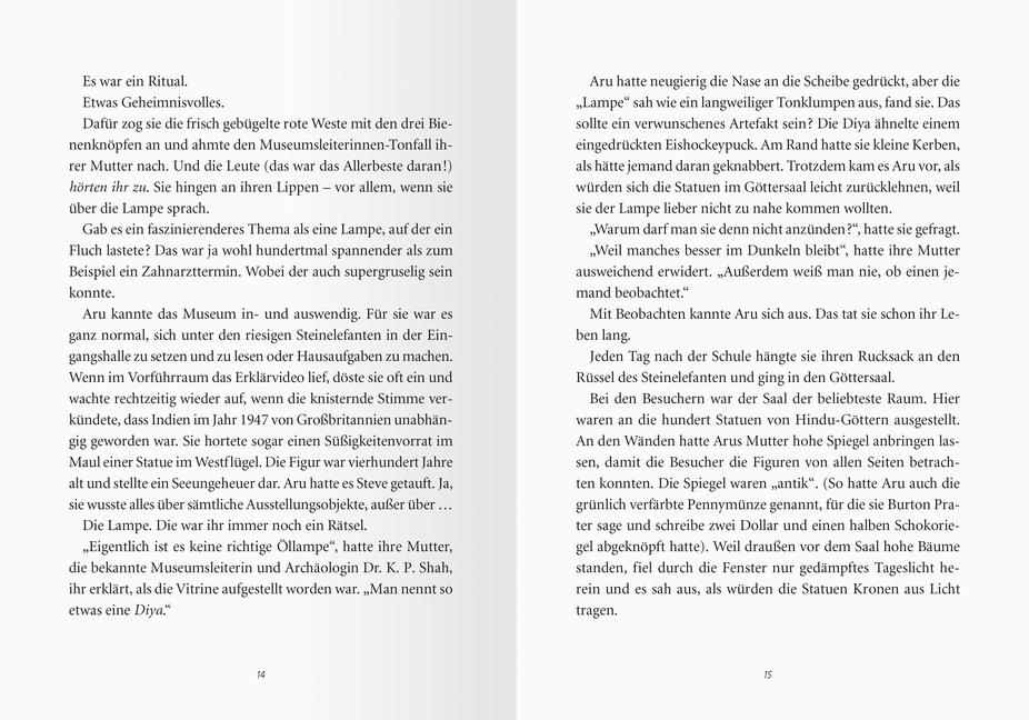 Beispielinhalt (Bild) Aru gegen die Götter, Band 1: Die Wächter des Himmelspalasts (Rick Riordan Presents: abenteuerliche Götter-Fantasy ab 10 Jahre)