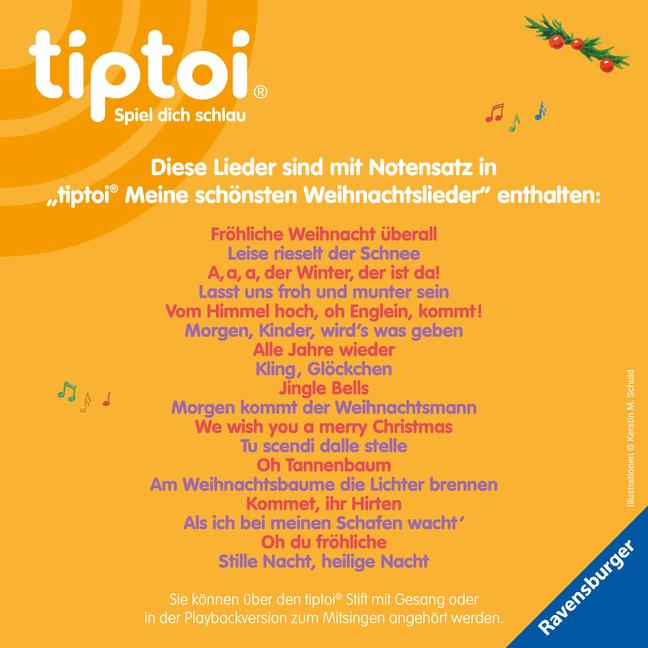 Beispielinhalt (Bild) tiptoi® Meine schönsten Weihnachtslieder