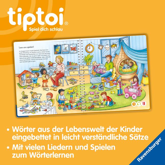Beispielinhalt (Bild) tiptoi® Mein Wörter-Bilderbuch Kindergarten