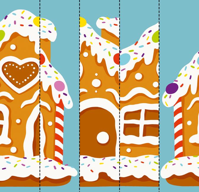 Beispielinhalt (Bild) Ravensburger Schnipp-Schnapp Schneiden lernen Weihnachten - Schneiden und Kleben ab 3 Jahren - Block mit Belohnungsstickern und Profi-Urkunde - Perforierte Seiten