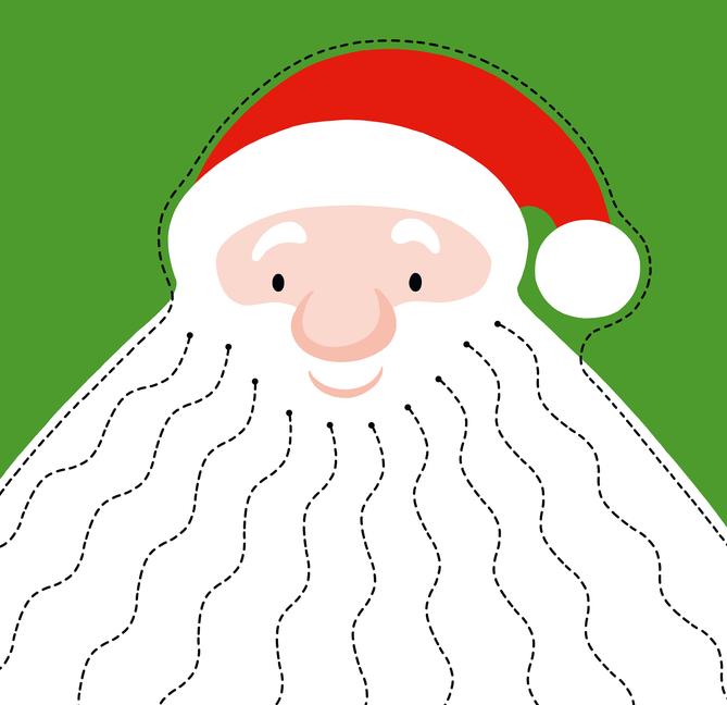 Beispielinhalt (Bild) Ravensburger Schnipp-Schnapp Schneiden lernen Weihnachten - Schneiden und Kleben ab 3 Jahren - Block mit Belohnungsstickern und Profi-Urkunde - Perforierte Seiten