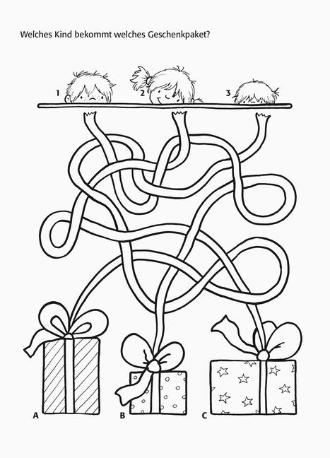 Beispielinhalt (Bild) Mein superdicker Weihnachtsblock