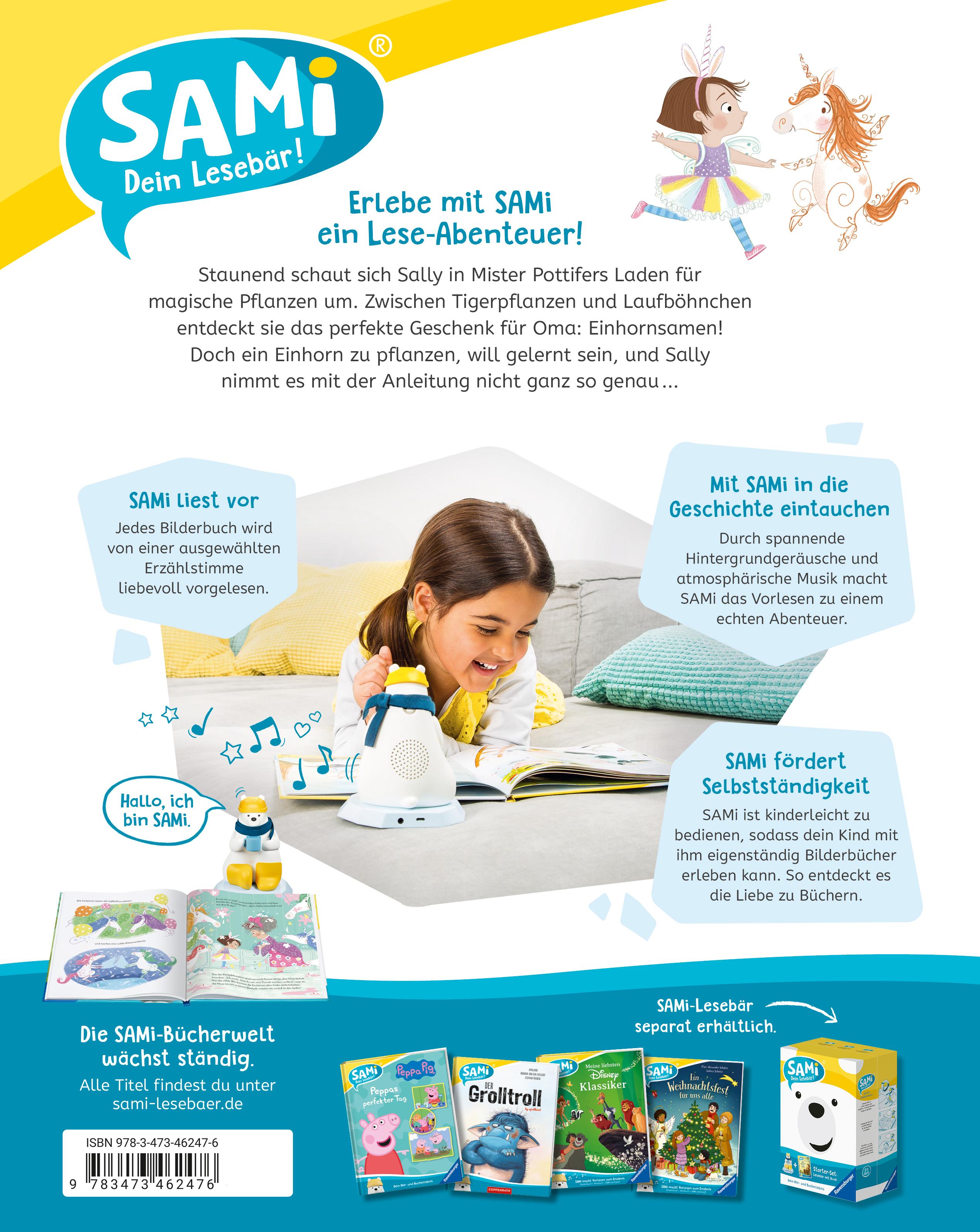 Rückseitencover SAMi - Wie pflanze ich ein Einhorn?