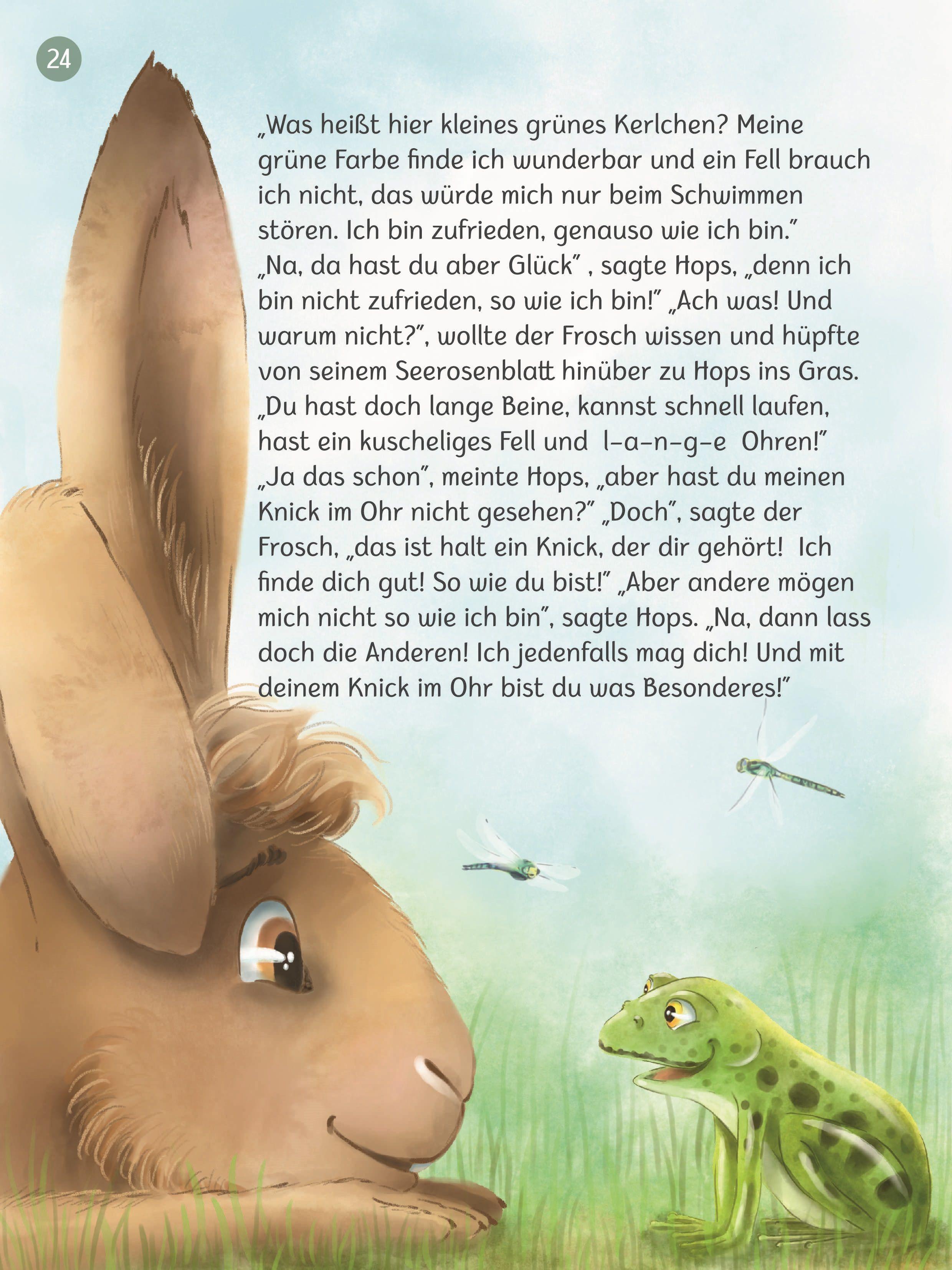 Beispielinhalt (Bild) Der Knickohrhase Hopsala - Band 1