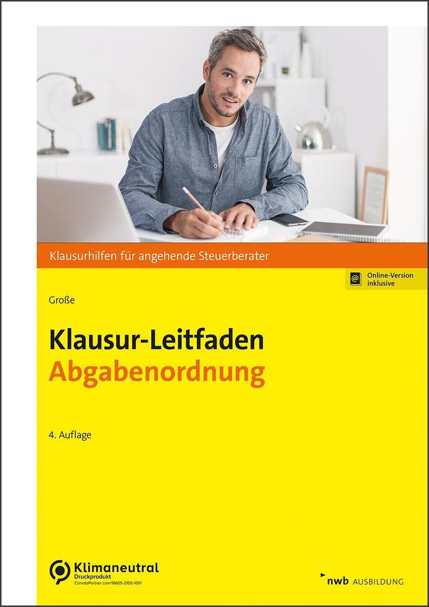 Vorderes Coverbild Klausur-Leitfaden Abgabenordnung