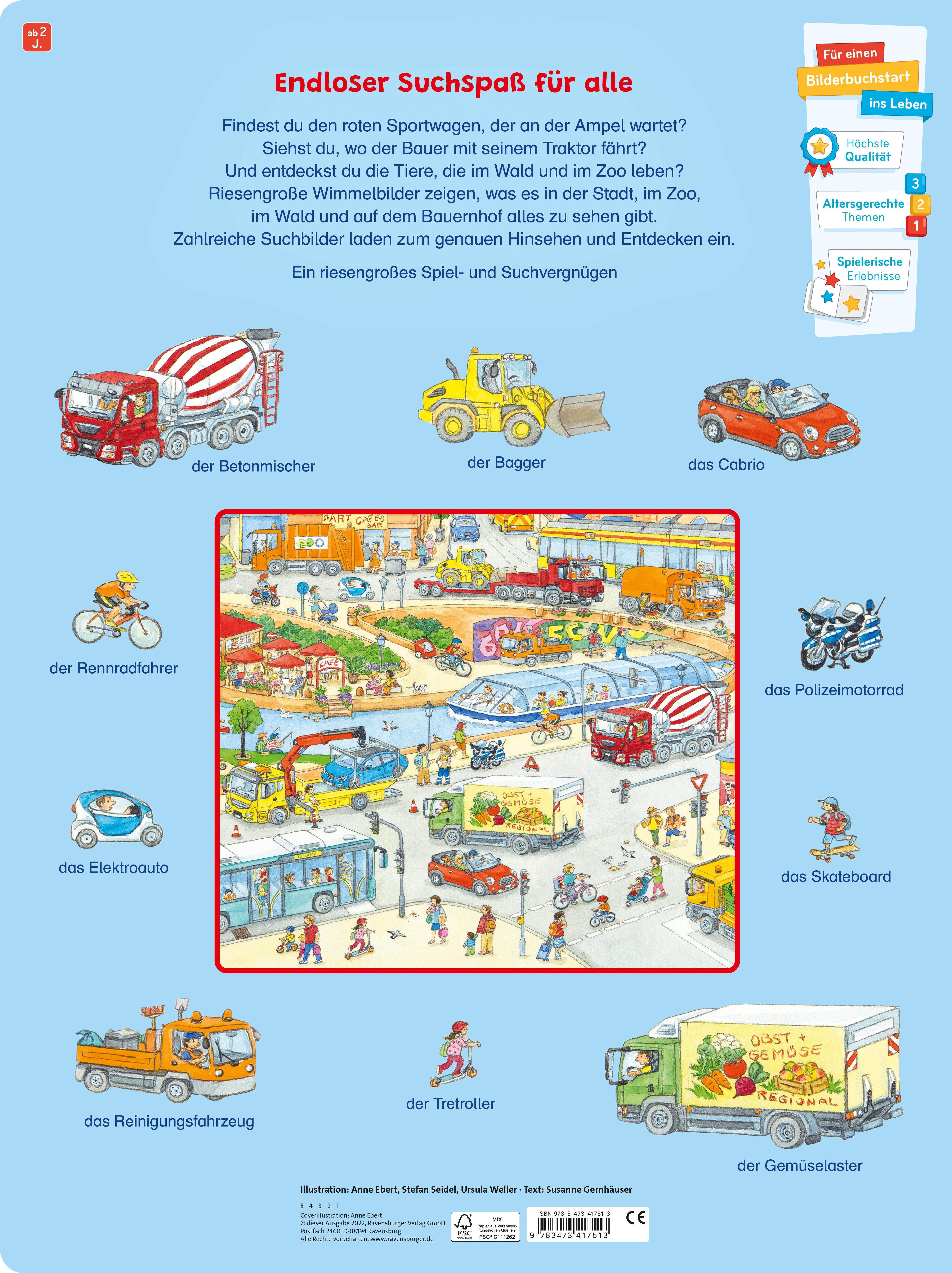 Rückseitencover Mein Sachen suchen Riesenbilderbuch