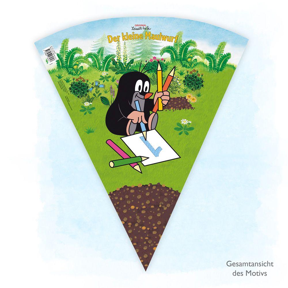 Beispielinhalt (Bild) Trötsch Maulwurf Schultüte 50 cm