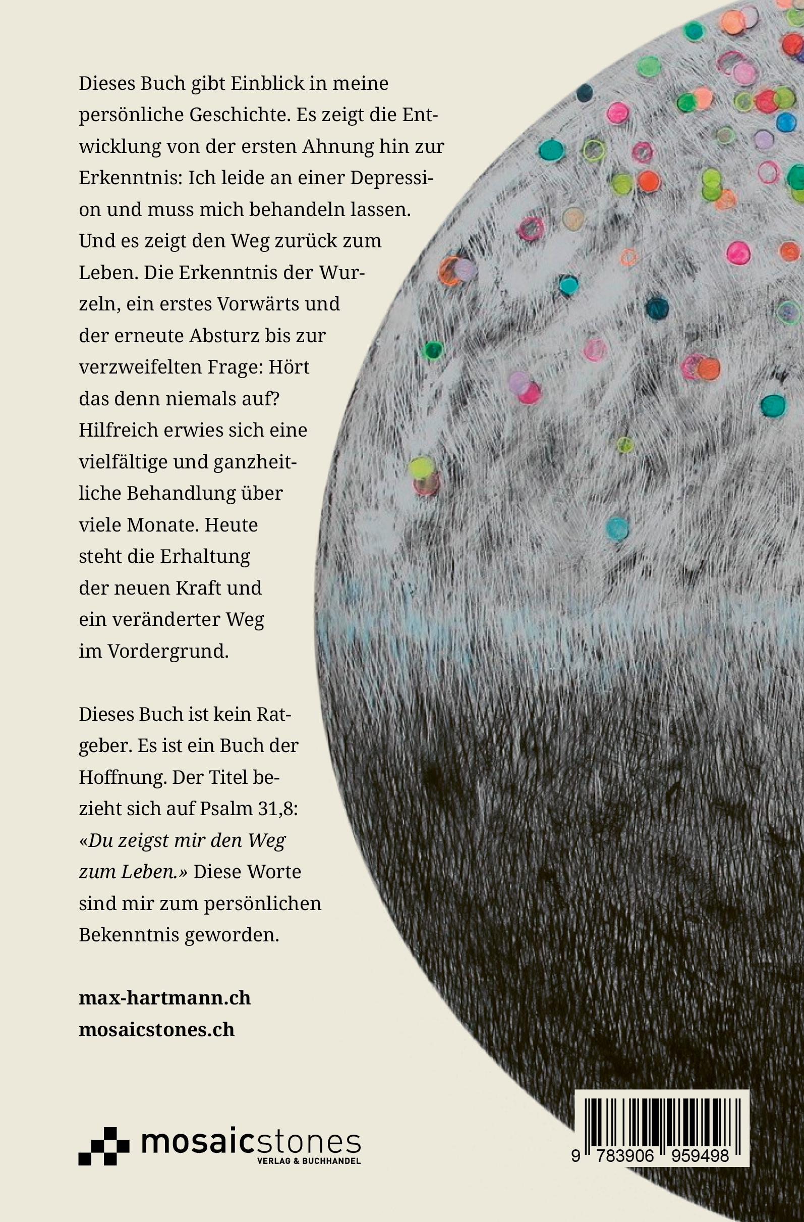 Rückseitencover Zurück zum Leben