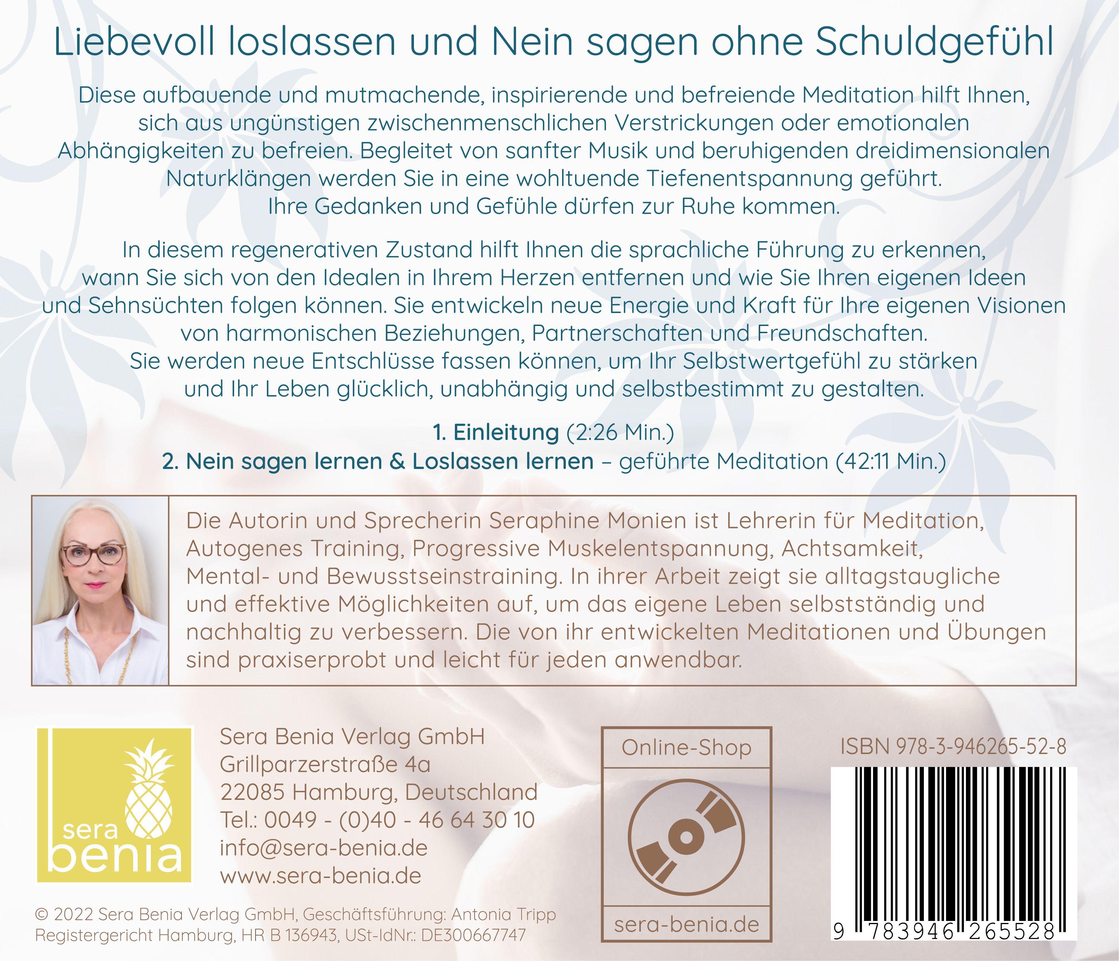 Beispielinhalt (Bild) Nein sagen lernen & Loslassen lernen - Die geführte Meditation zum Selbstwert-Stärken