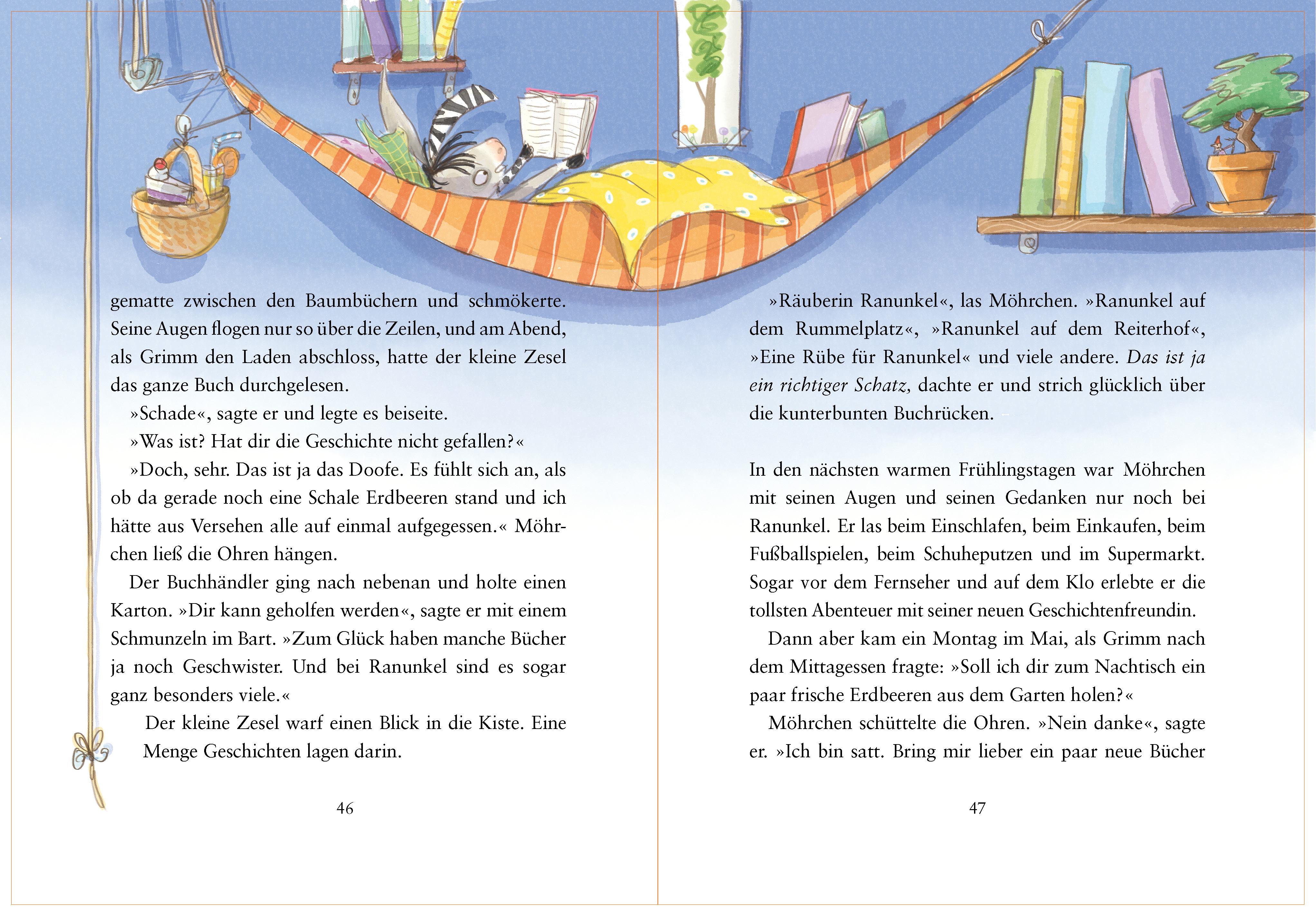 Beispielinhalt (Bild) Grimm und Möhrchen - Frühling, Sommer, Herbst und Zesel