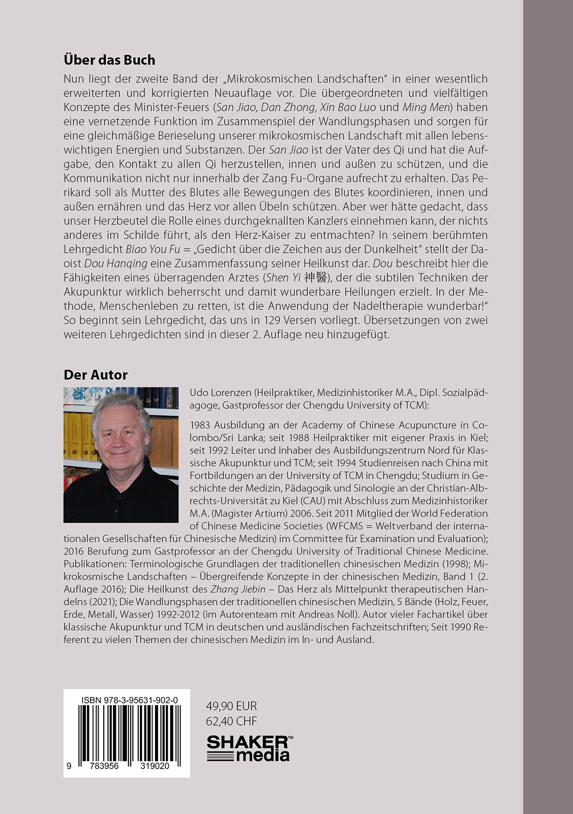 Rückseitencover Mikrokosmische Landschaften Band 2