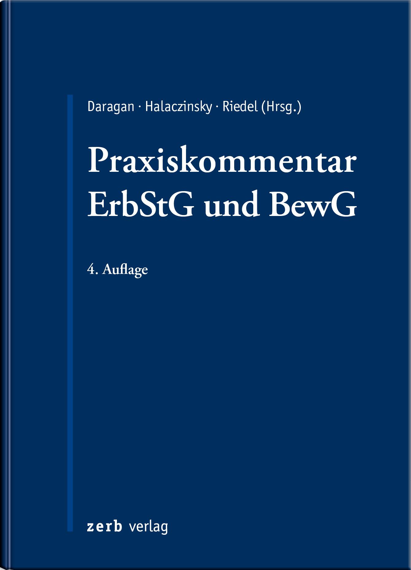 Vorderes Coverbild Praxiskommentar ErbStG und BewG