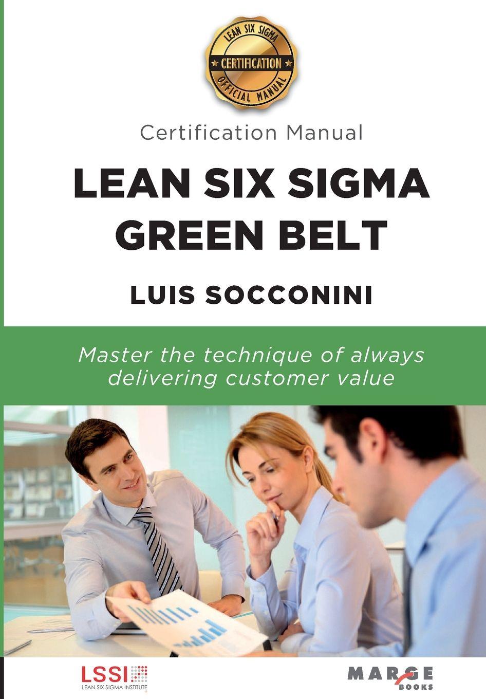 Vorderes Coverbild Lean Six Sigma Green Belt. Certification Manual