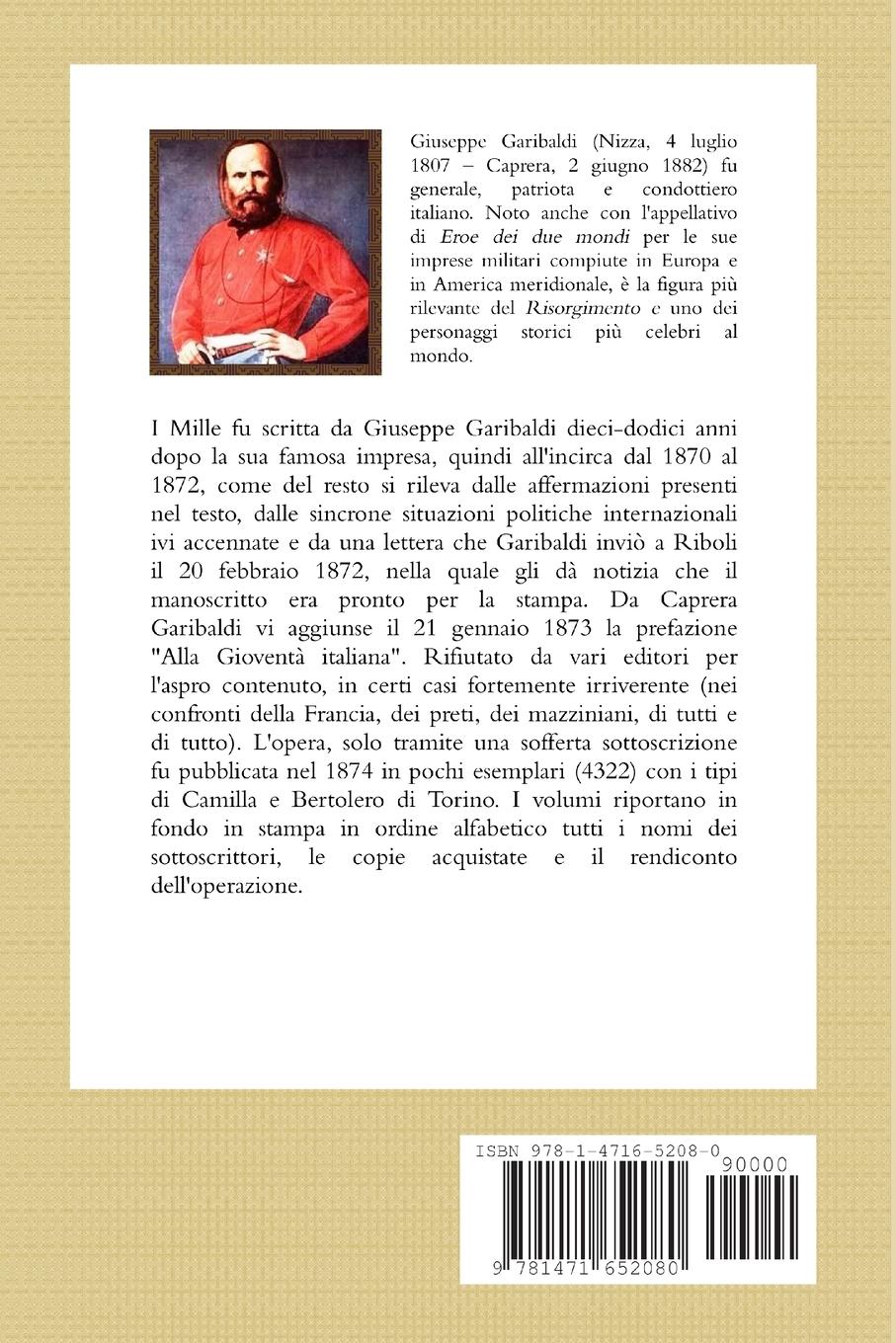 Rückseitencover I Mille