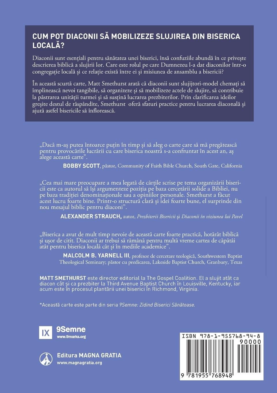 Rückseitencover Deacons / Diaconii