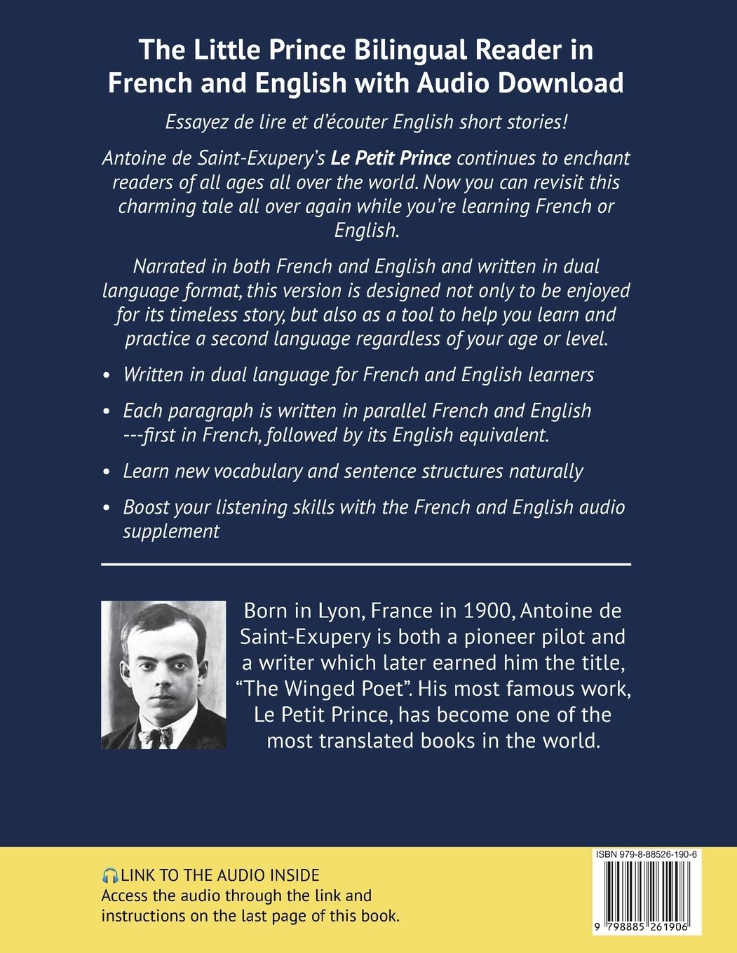 Rückseitencover The Little Prince (Le Petit Prince)