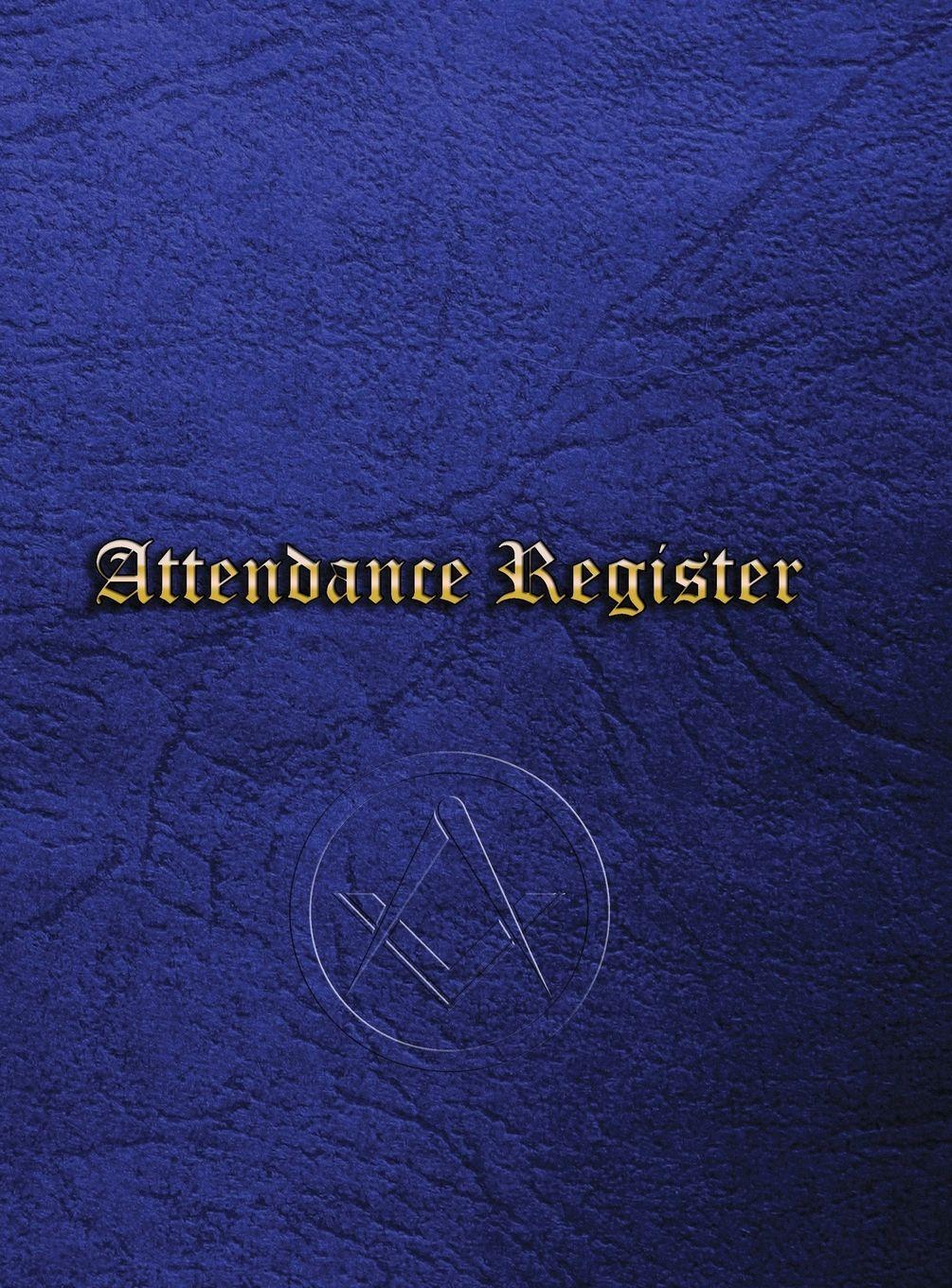 Vorderes Coverbild Masonic Attendance Register