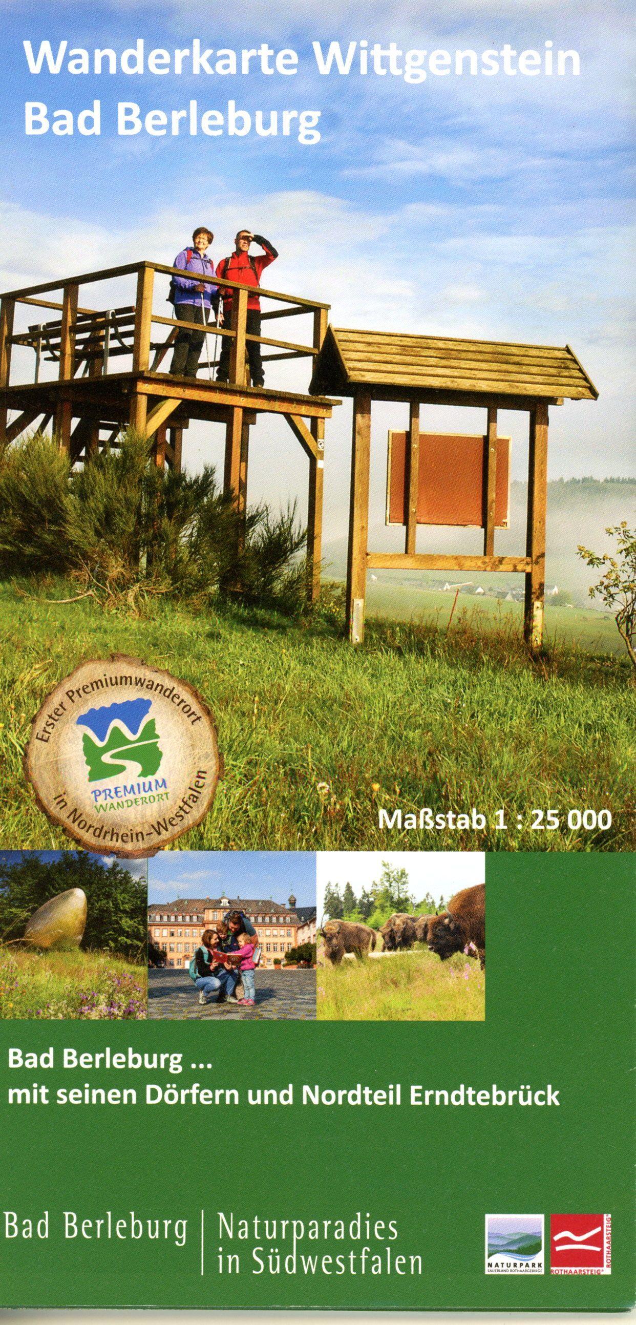 Vorderes Coverbild WK Wittgenstein Bad Berleburg (mr-kartographie) 1:25 000