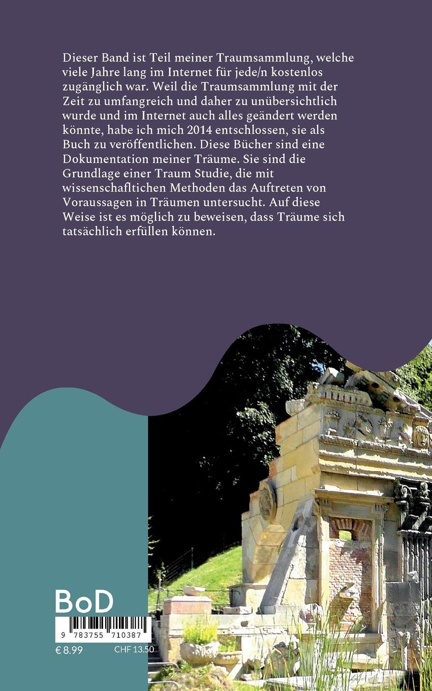 Rückseitencover Meine präkognitiven Träume 2008