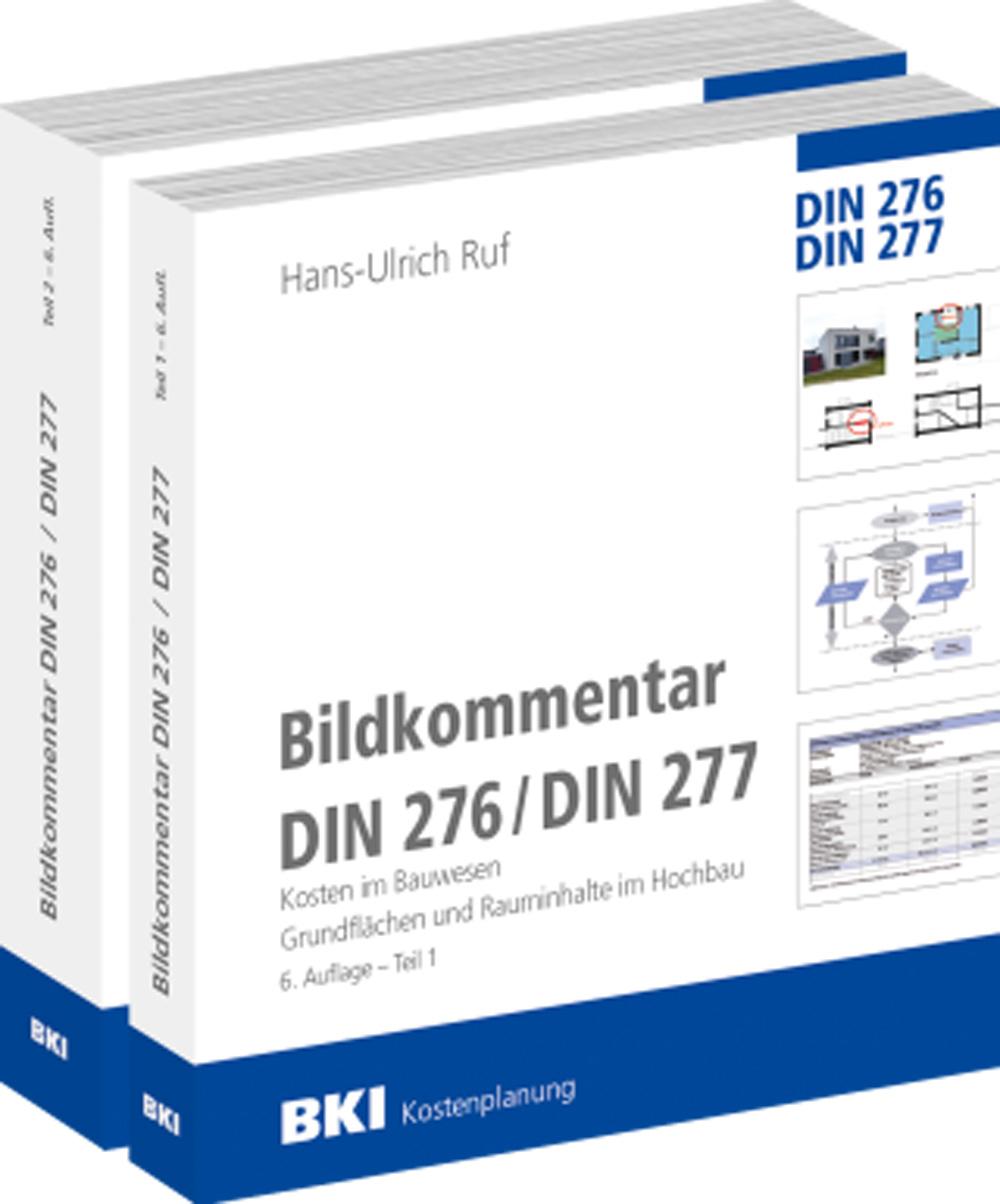 Vorderes Coverbild BKI Bildkommentar DIN 276/277