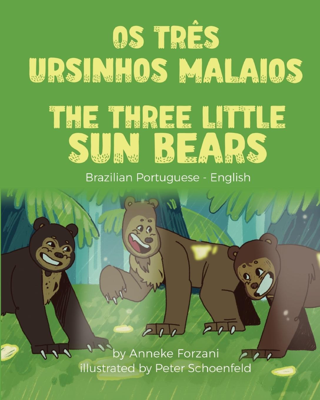 Vorderes Coverbild The Three Little Sun Bears (Brazilian Portuguese-English)