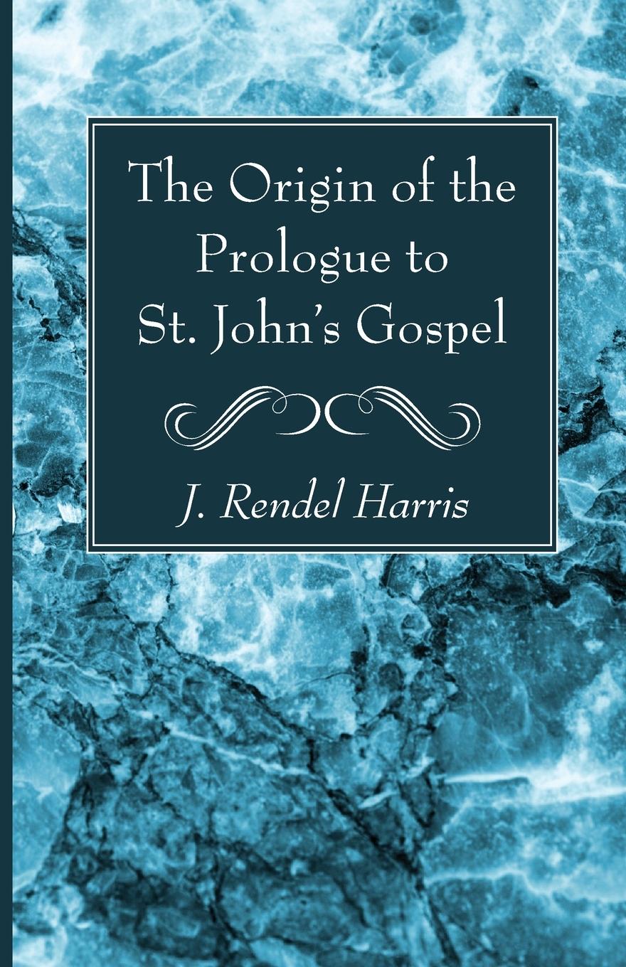 Vorderes Coverbild The Origin of the Prologue to St. John's Gospel